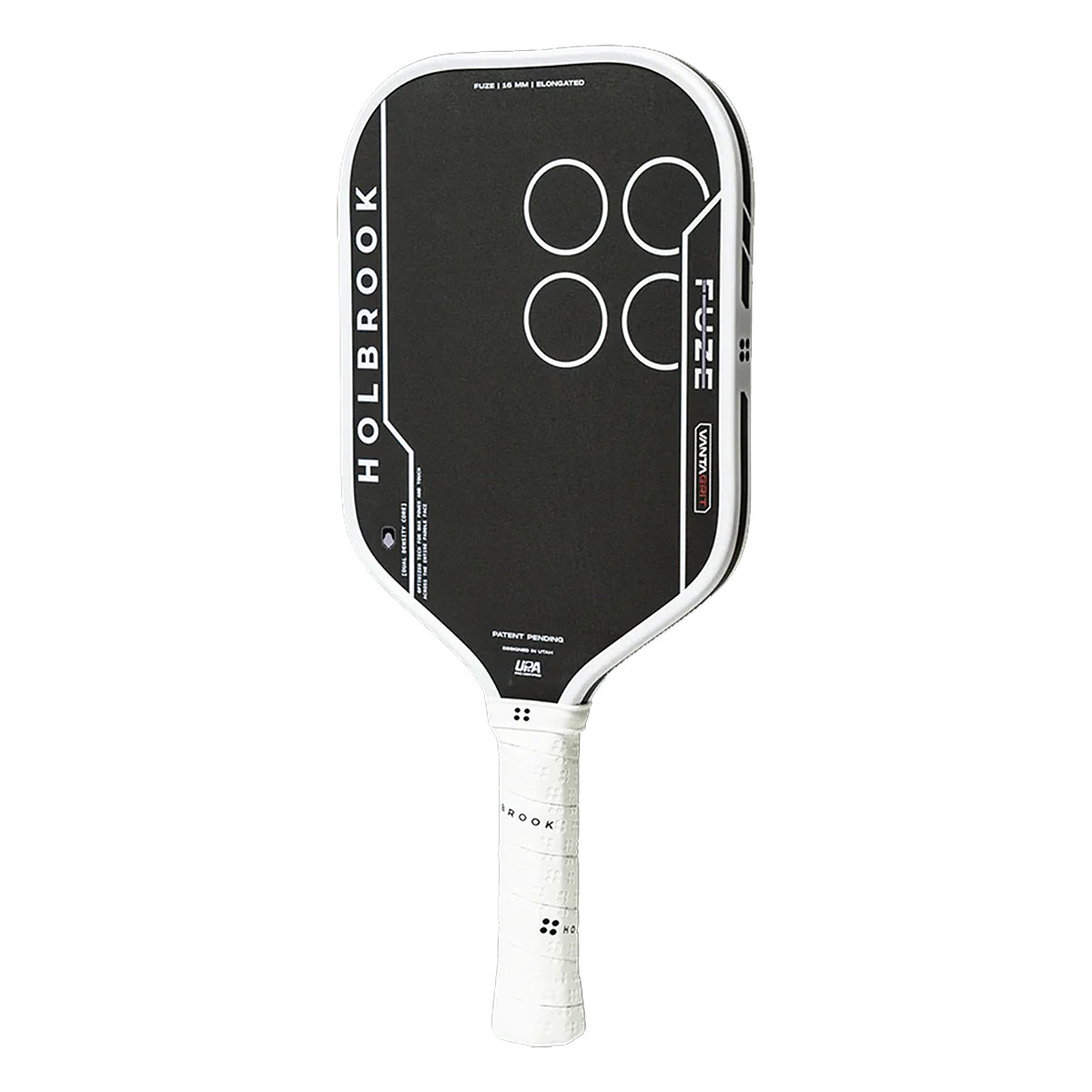 Holbrook Fuze Vantagrit Elongated 16mm Pickleball Paddle Angle