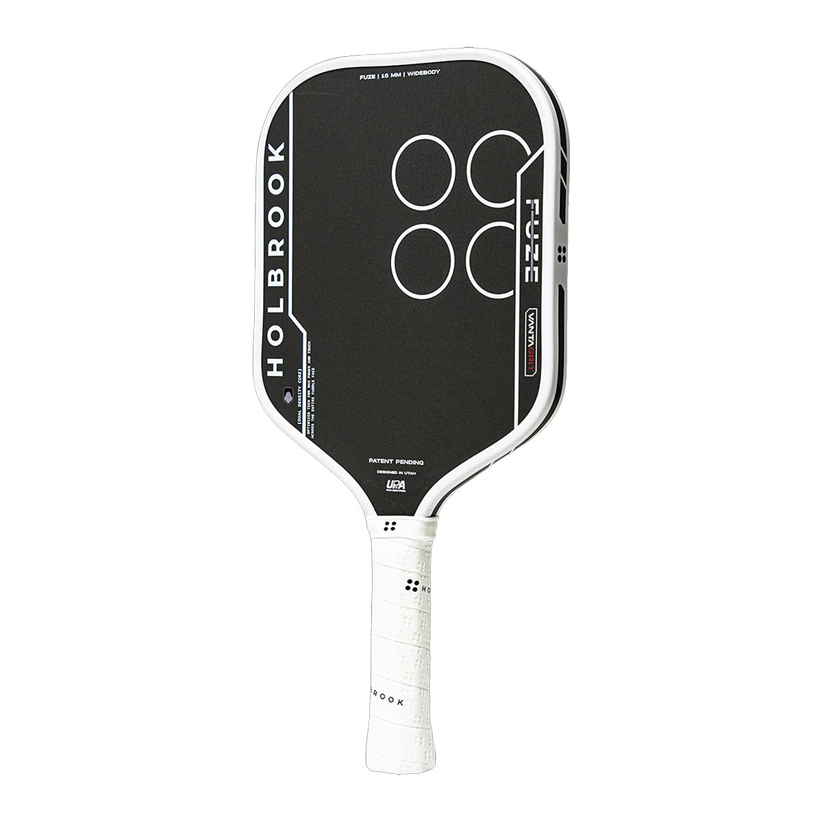 Holbrook Fuze Vantagrit Widebody 16mm Pickleball Paddle Angle