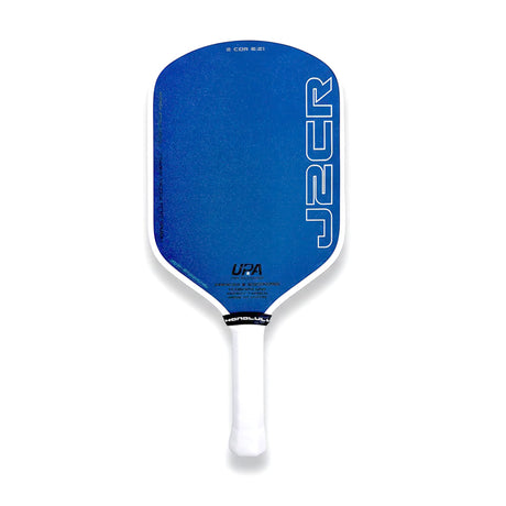 Honolulu J2CR Crystal Blue Endurance Surface Pickleball Paddle White