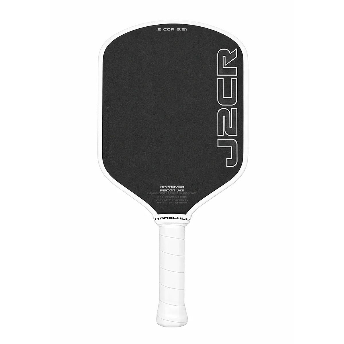 Honolulu J2CR Pickleball Paddle White