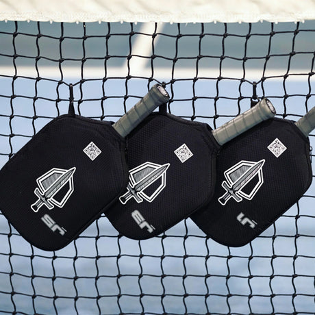 Honolulu Sword & Shield J2Ti Carbon & Titanium Pickleball Paddle Free Paddle Cover