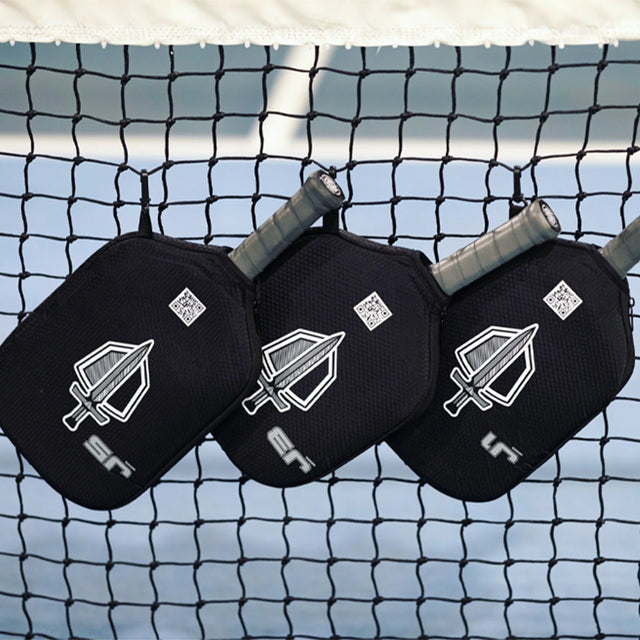 Honolulu Sword & Shield J2Ti Carbon & Titanium Pickleball Paddle Free Paddle Cover