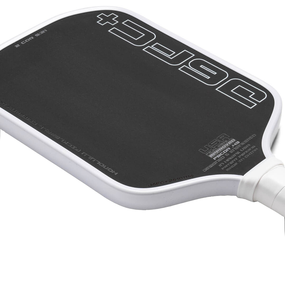 Honolulu Sword & Shield J6FC+ Pickleball Paddle Angle