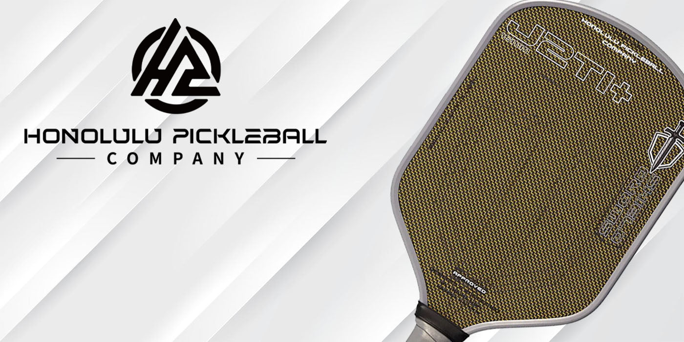Honolulu Sword & Shield J2Ti+ Carbon & Titanium Pickleball Paddle