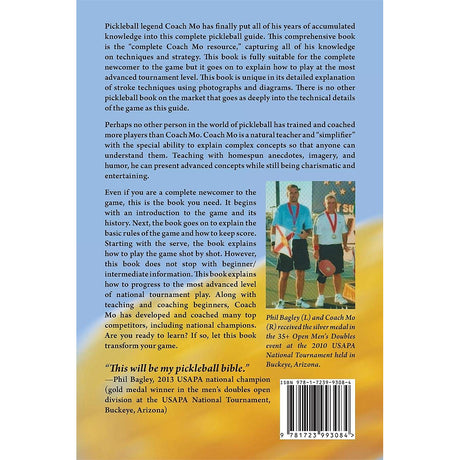 How to Play Pickleball Paperback Book Back