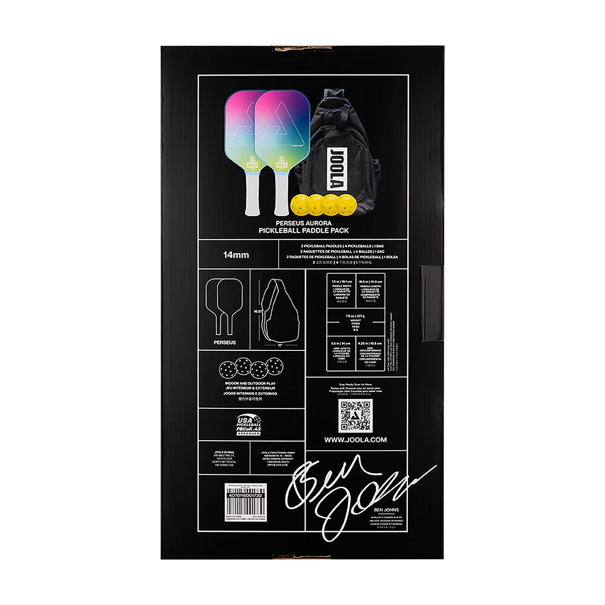 JOOLA Perseus Aurora Pickleball Pack - Pickleball Nation