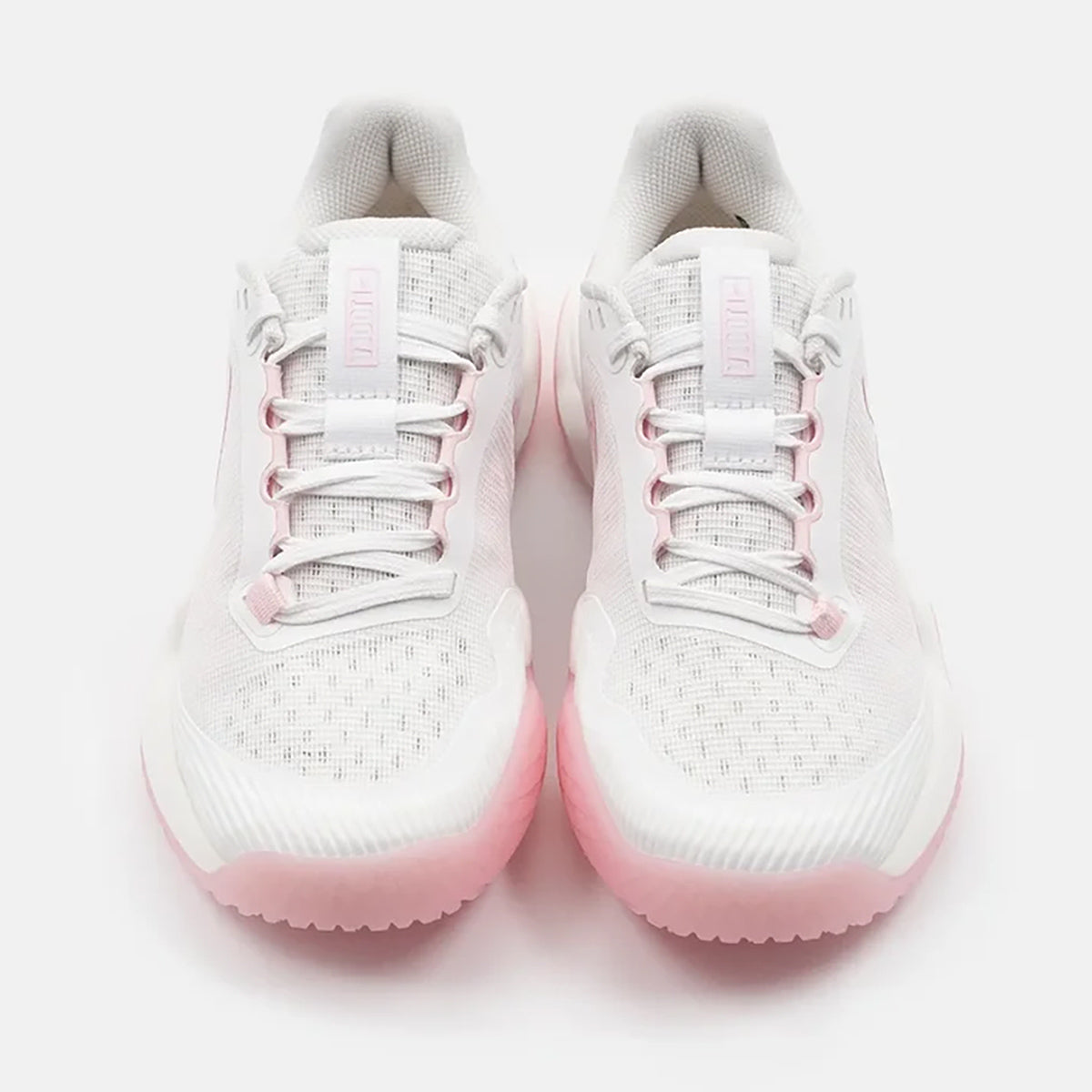 JOOLA R4lly Women's Pickleball Shoe White/Light Pink Laces