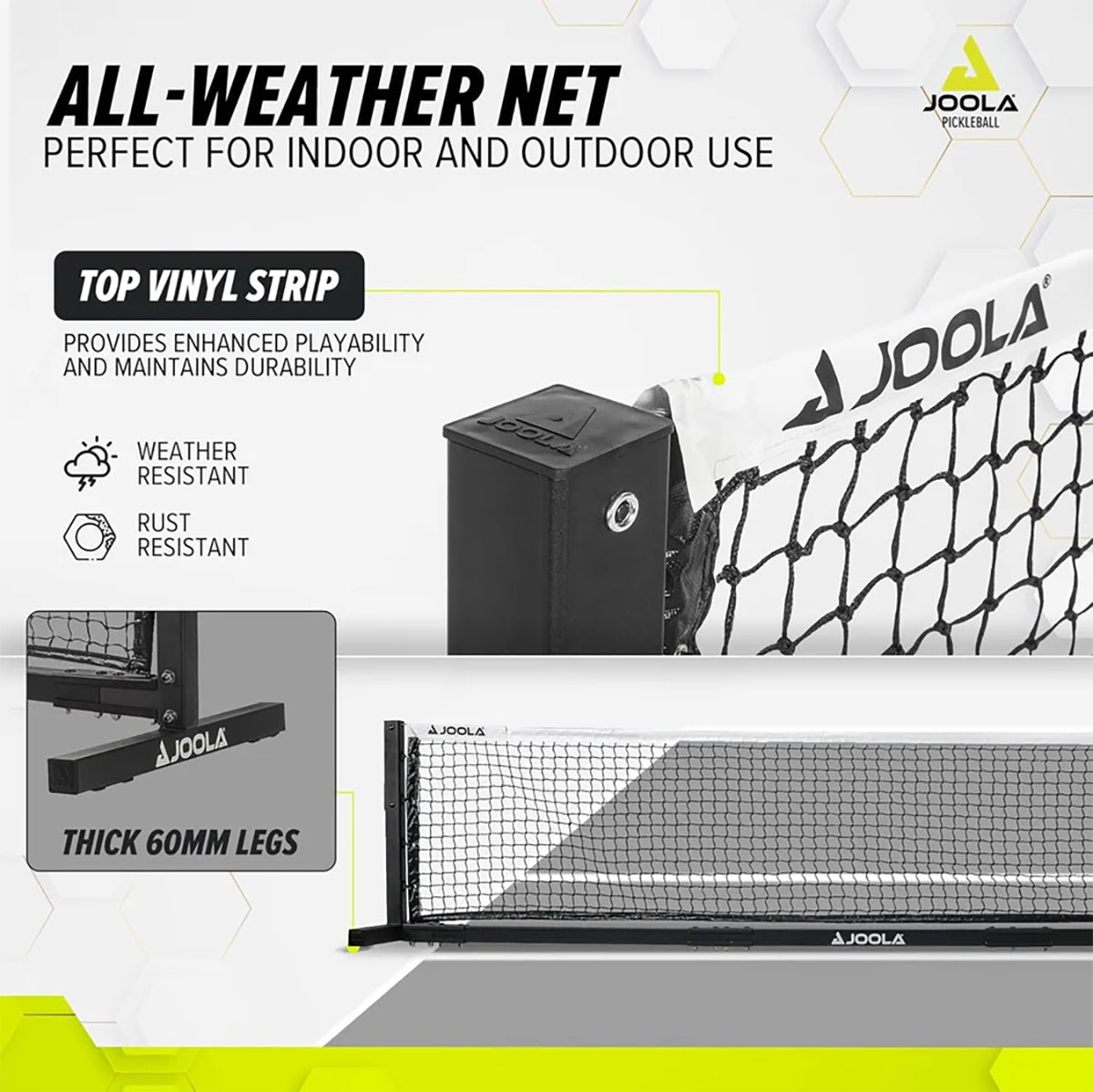 JOOLA Pro Pickleball Net (S) Specs 3