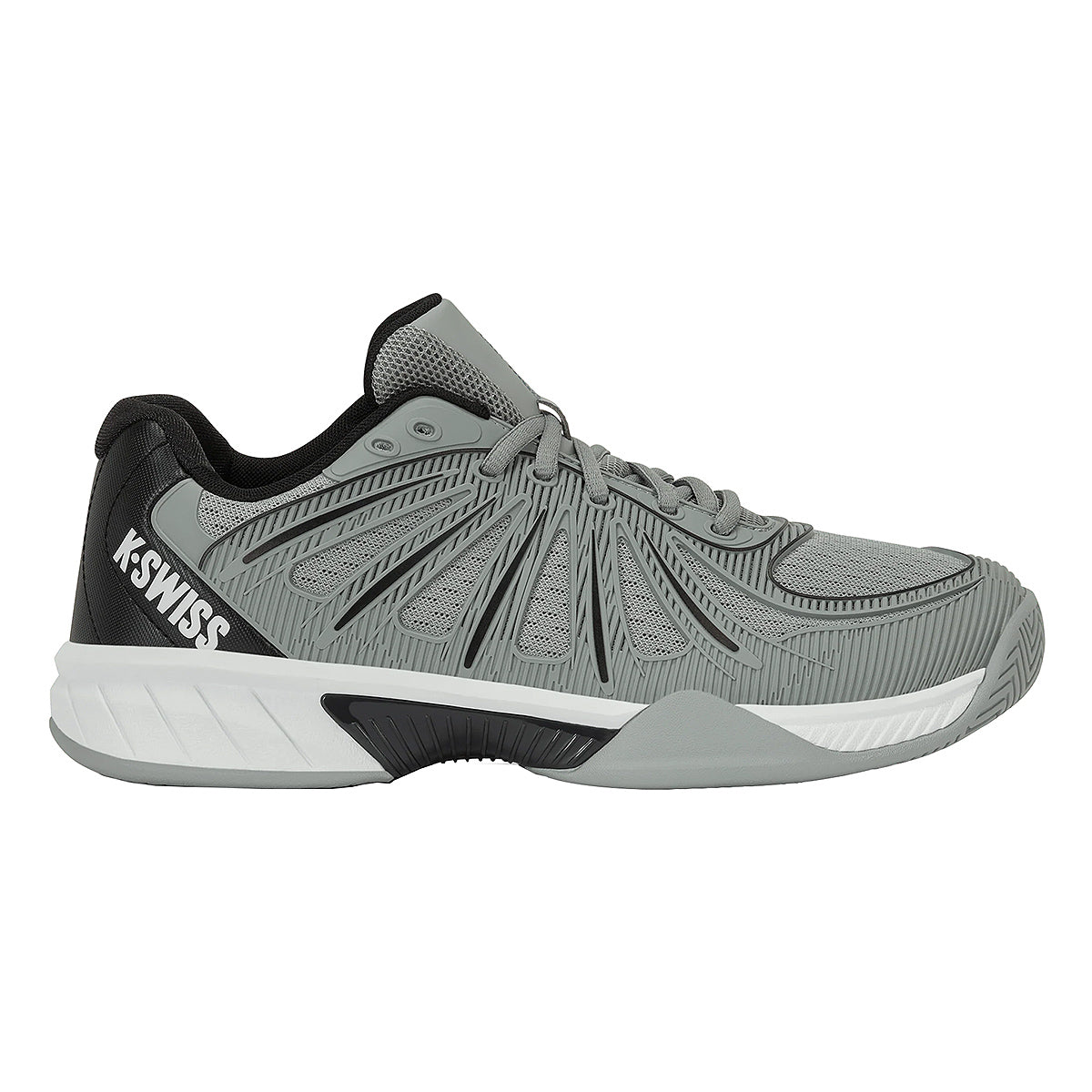 K-Swiss Men’s Express Light 2 Pickleball Shoe Ultimate Grey/White/Black Front