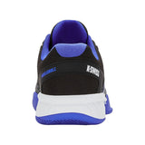 K-Swiss Men’s Express Light 2E Wide Pickleball Shoe Black/White/Dazzling Blue Heel