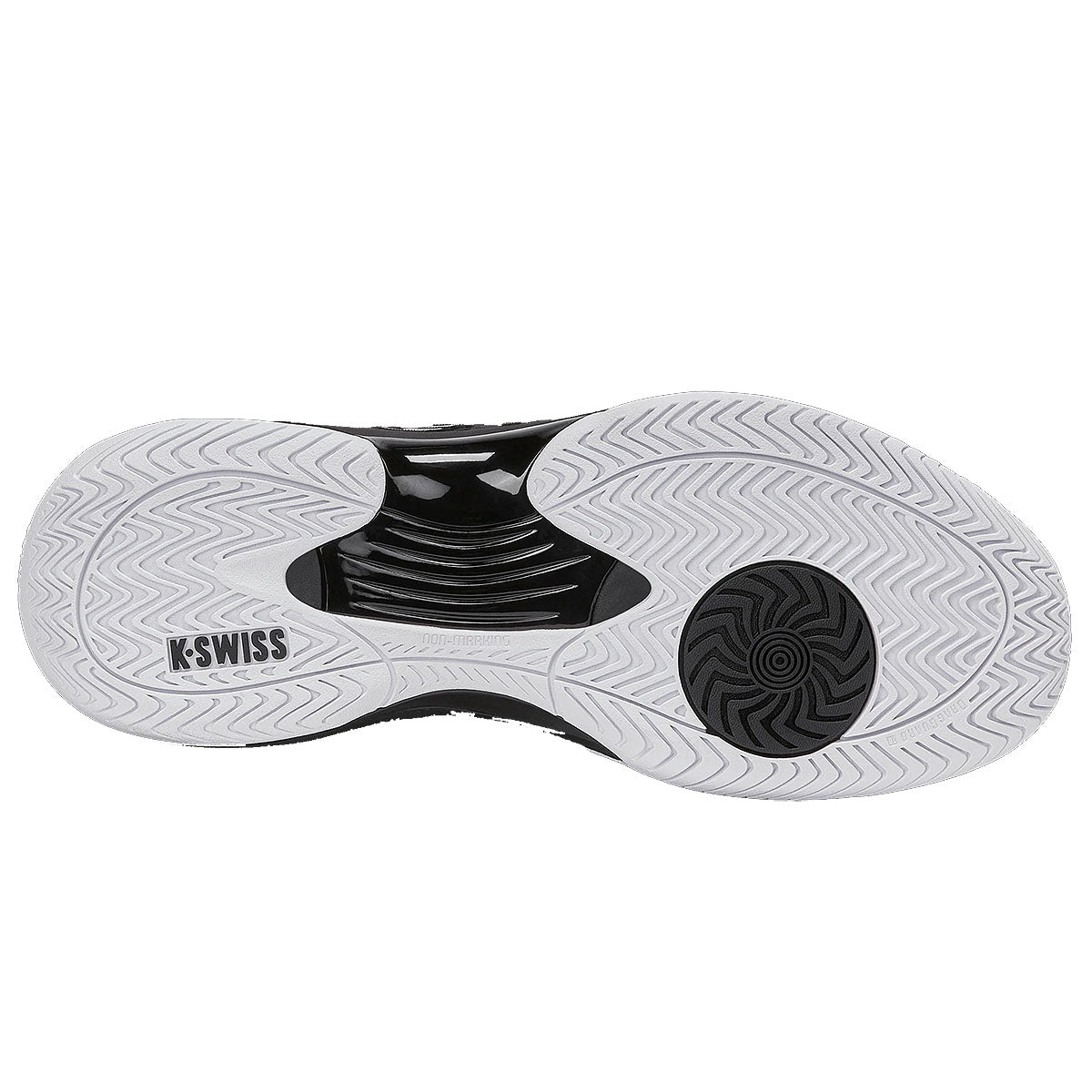 K-Swiss Men’s Hypercourt Express 3 Black White Sole