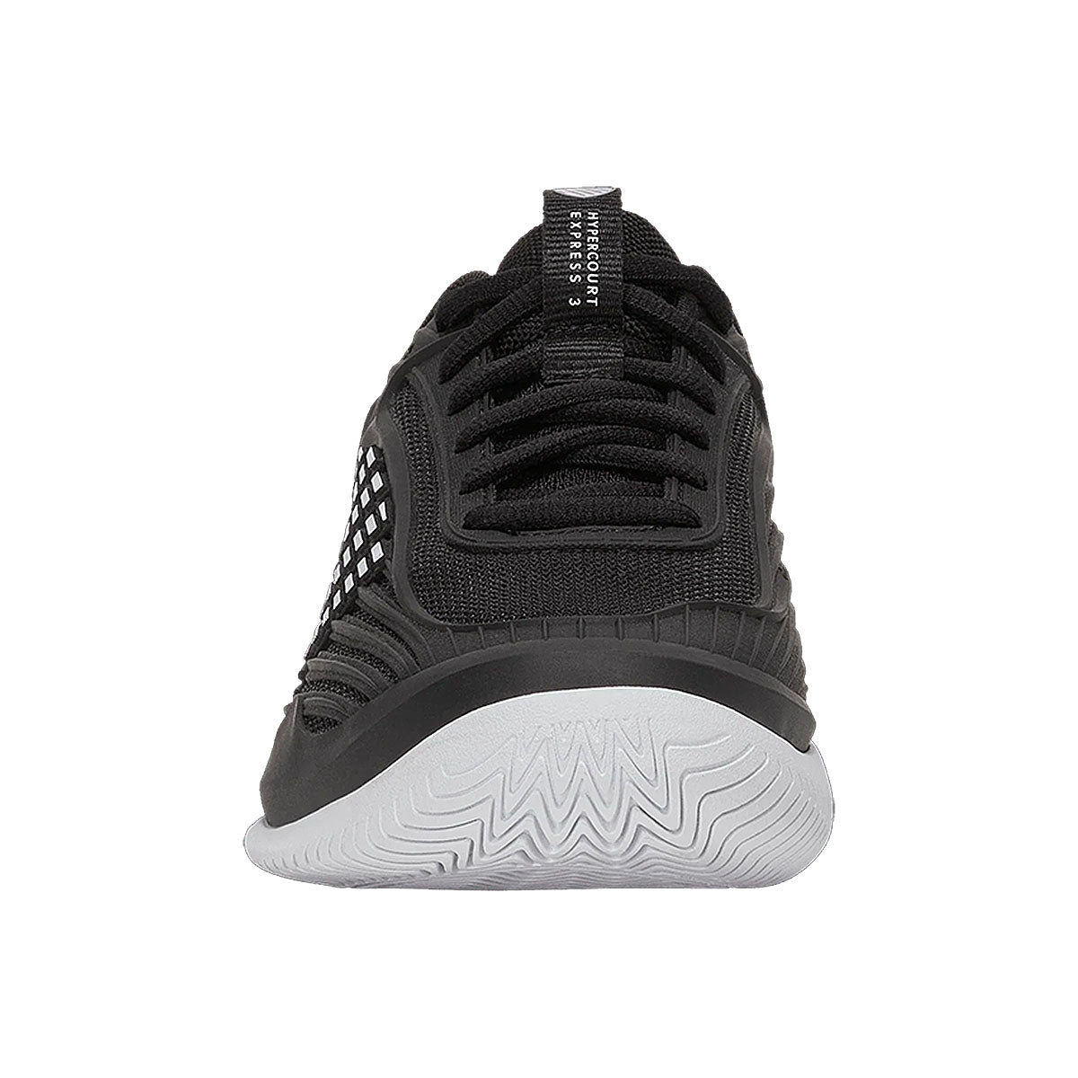 K-Swiss Women’s Hypercourt Express 3 Black White Laces