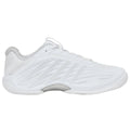 K-Swiss Women’s Hypercourt Express 3 White Dawn Blue Silver Front