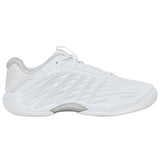 K-Swiss Women’s Hypercourt Express 3 White Dawn Blue Silver Front