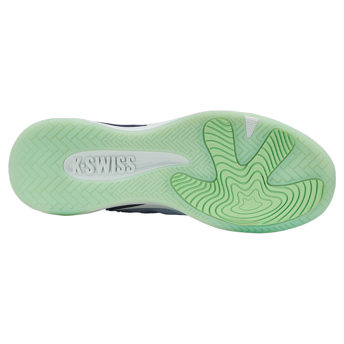 K-Swiss K-Frame Men’s Pickleball Shoes Arctic Ice Oceana Patina Green  Bottom