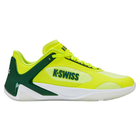 K-Swiss K-Frame Men’s Pickleball Shoes Neon Lime Eden White Front