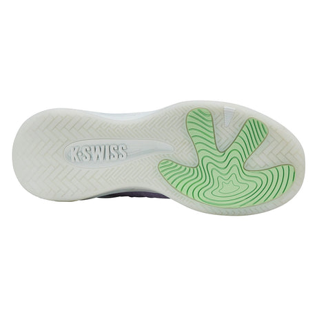 K-Swiss K-Frame Women’s Pickleball Shoes Lavender Blue Bit of Blue Patina Green Bottom