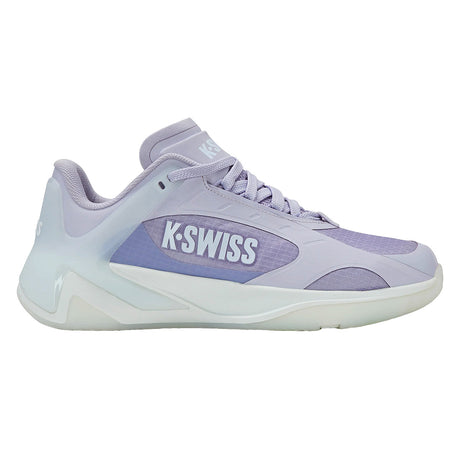 K-Swiss K-Frame Women’s Pickleball Shoes Lavender Blue Bit of Blue Patina Green Front