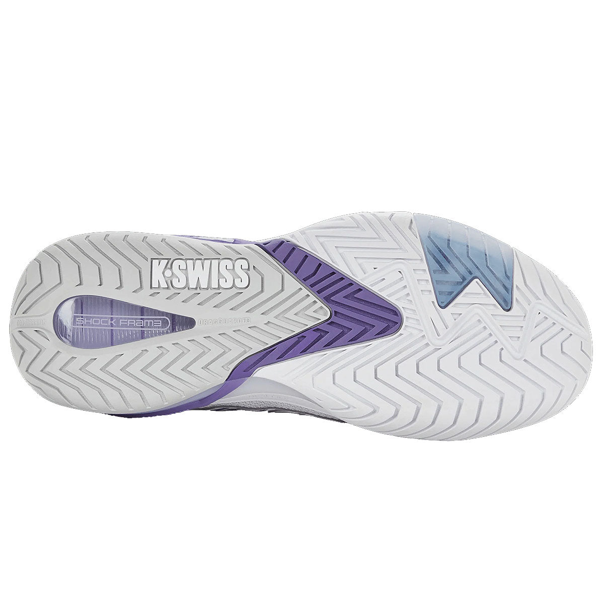 K-Swiss Women's Ultrashot 4 Pickleball Shoe Purple Haze Sole