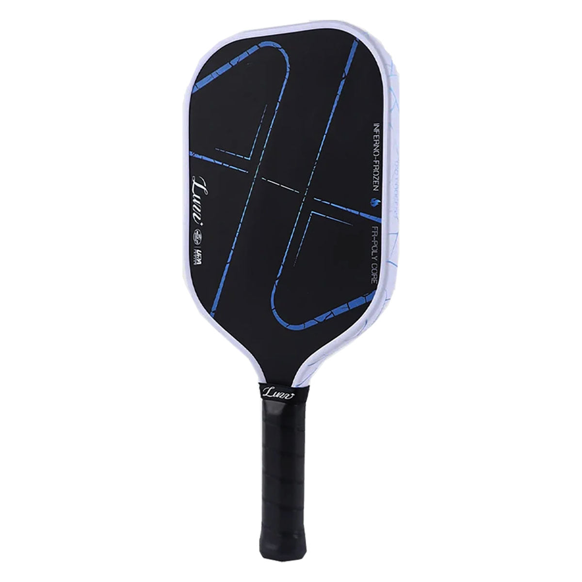Luzz Pro 4 Inferno Frozen Pickleball Paddle Angle