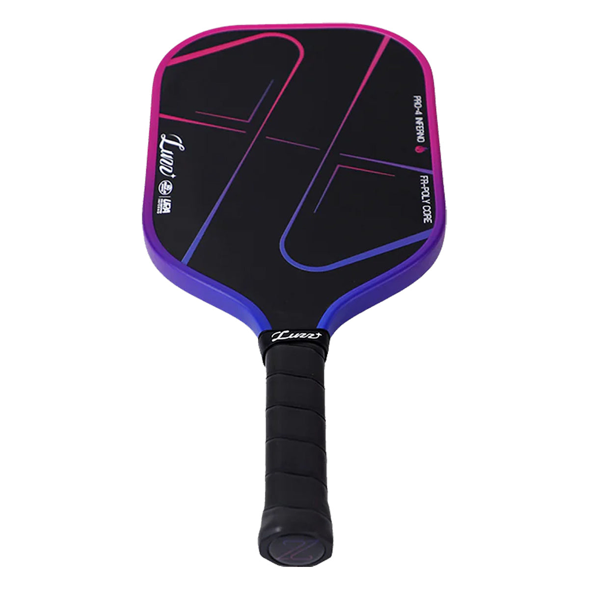 Luzz Pro 4 Inferno Pickleball Paddle Angle