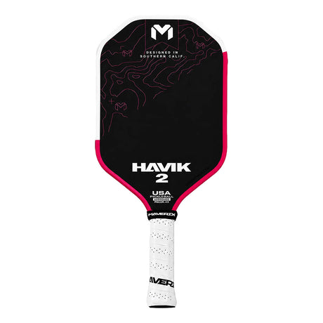 Maverix Havik 2 Elongated 15mm Pickleball Paddle Pink