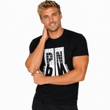 Pickleball Nation Net Silhouette Graphic T-Shirt