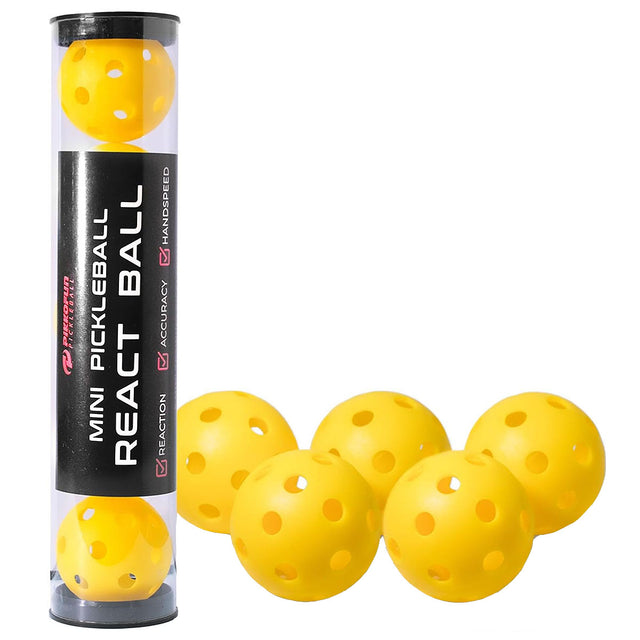 React Mini Pickleballs 5 Pack Front