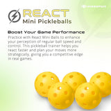 React Mini Pickleballs 5 Pack Specs 3