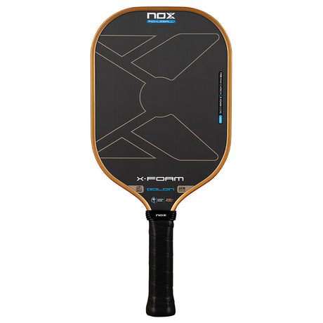 NOX X-Foam Goldin Elongated 14mm Pickleball Paddle Front