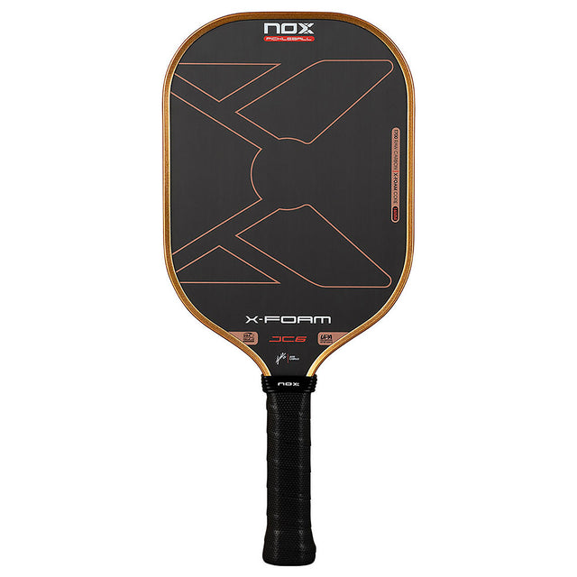 NOX X-Foam JC6 Elongated 16mm Pickleball Paddle Front