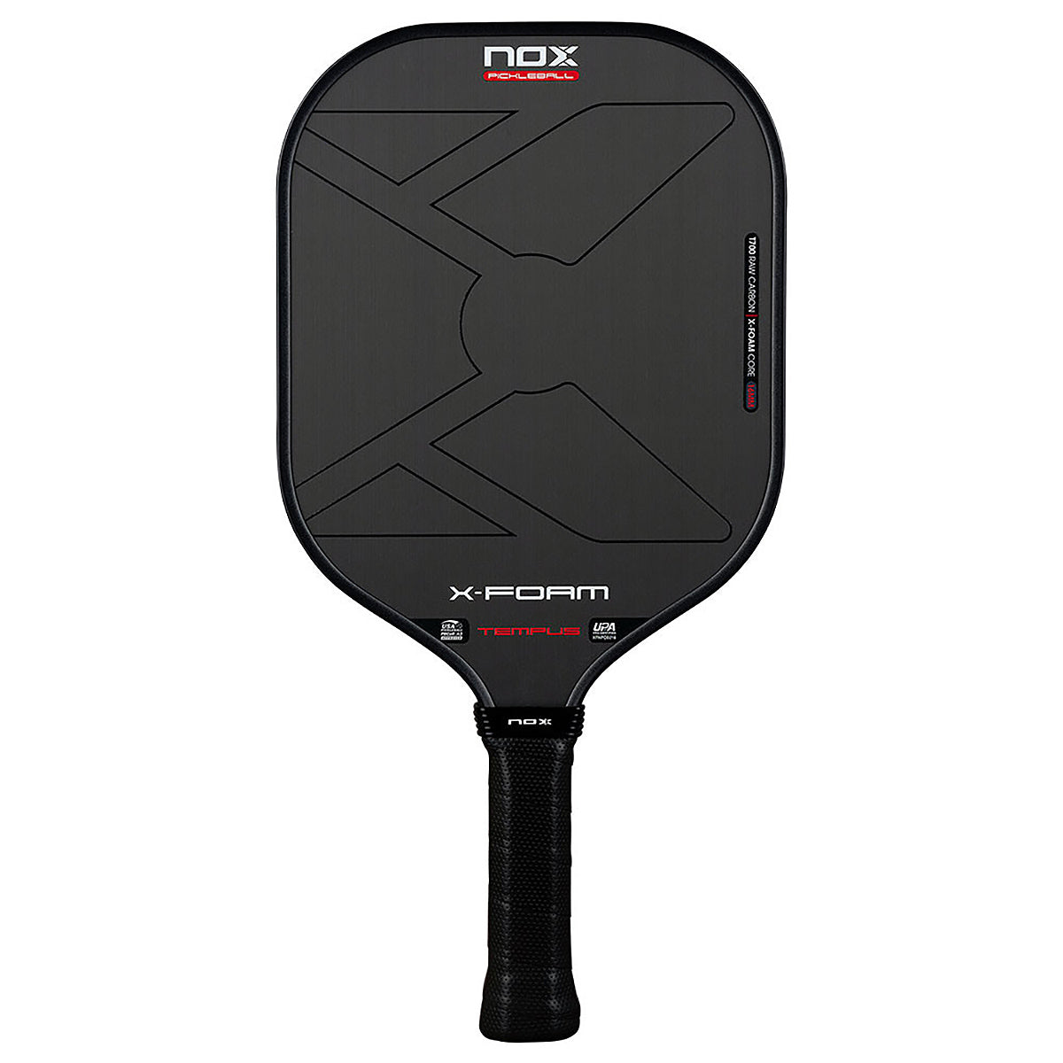 NOX X-Foam Tempus Widebody 16mm Pickleball Paddle Front