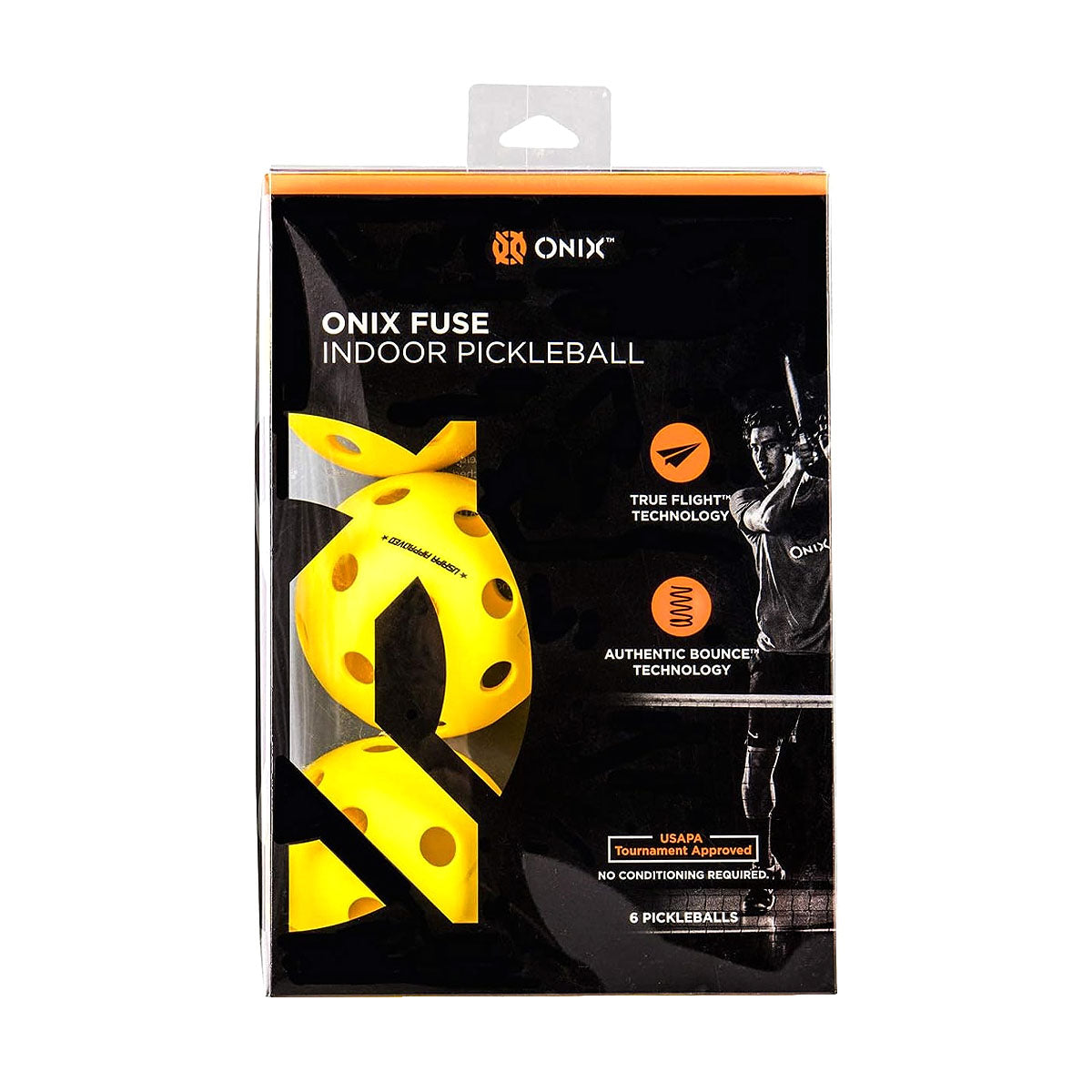 Onix FUSE INDOOR PickleBalls Yellow
