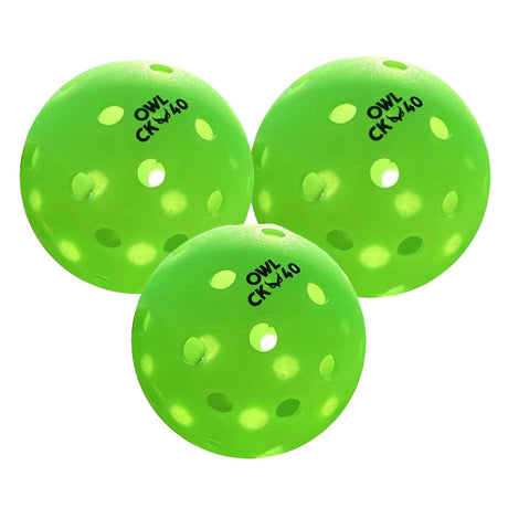 Owl CK-40 Outdoor Pickleballs 3 Pack