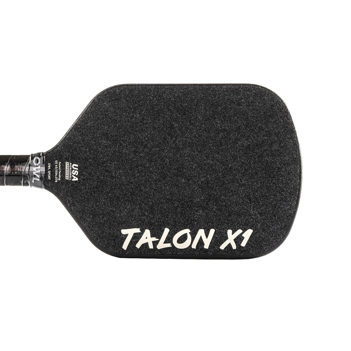 Owl Talon X1 Pickleball Paddle Midnight Back