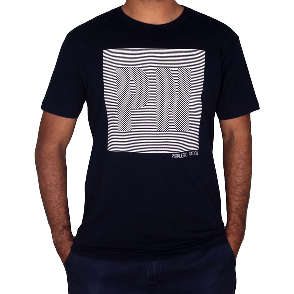 PN Illusion Pickleball Nation Graphic T-Shirt Front