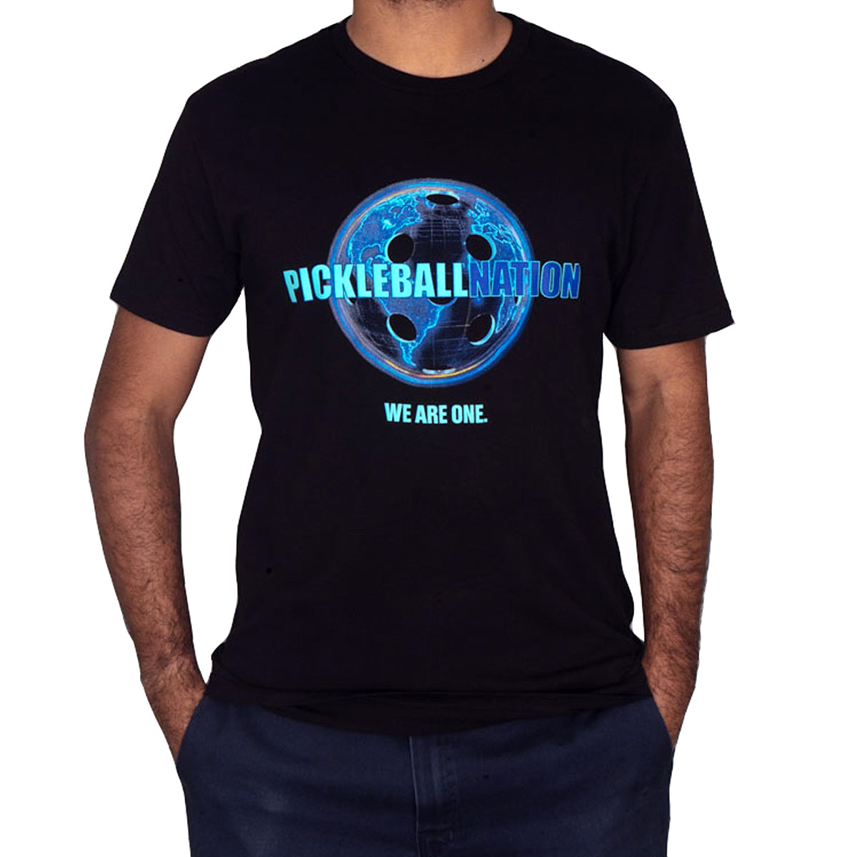 We Are One Pickleball Nation Graphic T-Shirt Front
