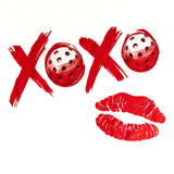 XOXO Pickleball Women’s Racerback Tank White - Logo Design Zoom