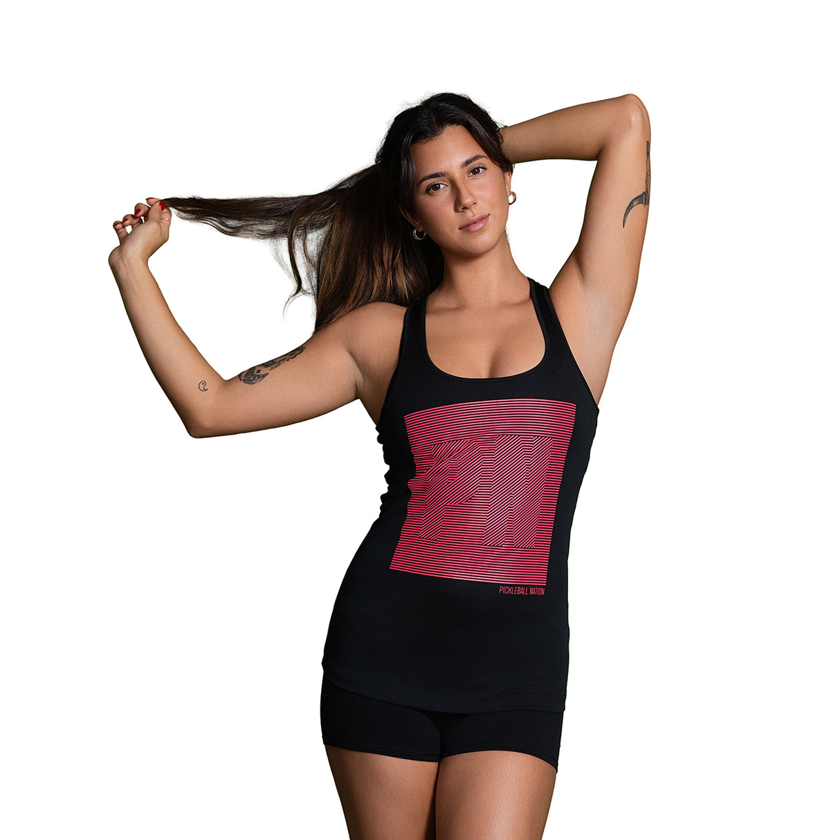 PN Optical Illusion Pickleball Nation Women’s Racerback Tank