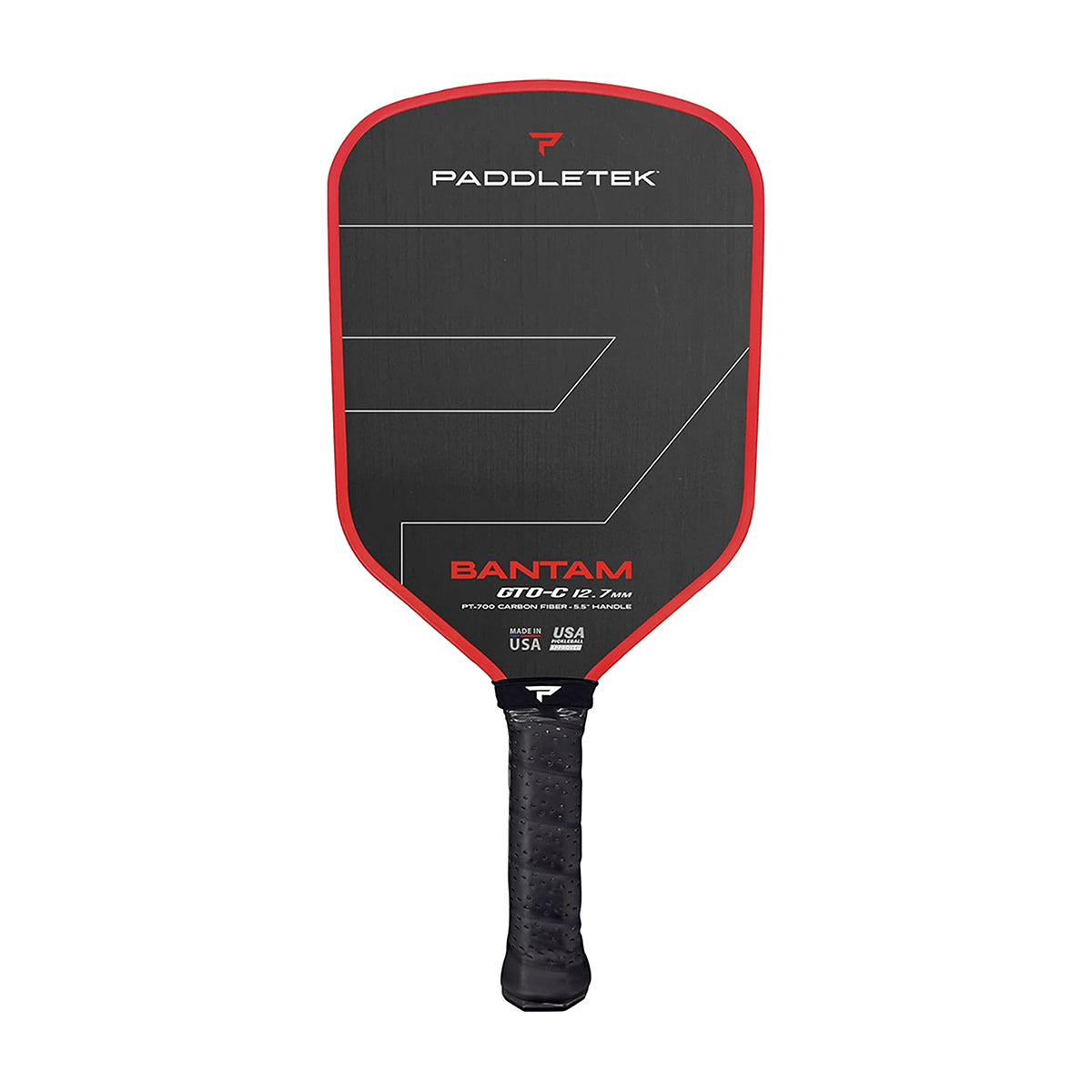 Paddletek Bantam GTO-C 12.7mm Pickleball Paddle Fire Red