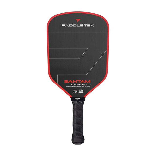Paddletek Bantam GTO-C 12.7mm Pickleball Paddle Fire Red