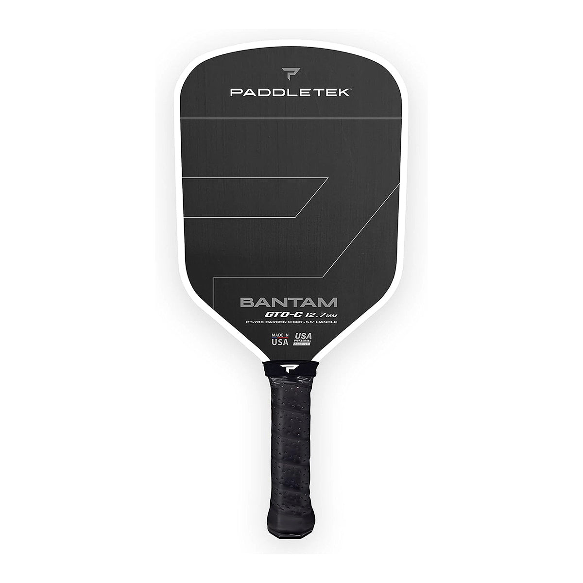 Paddletek Bantam GTO-C 12.7mm Pickleball Paddle Titanium White