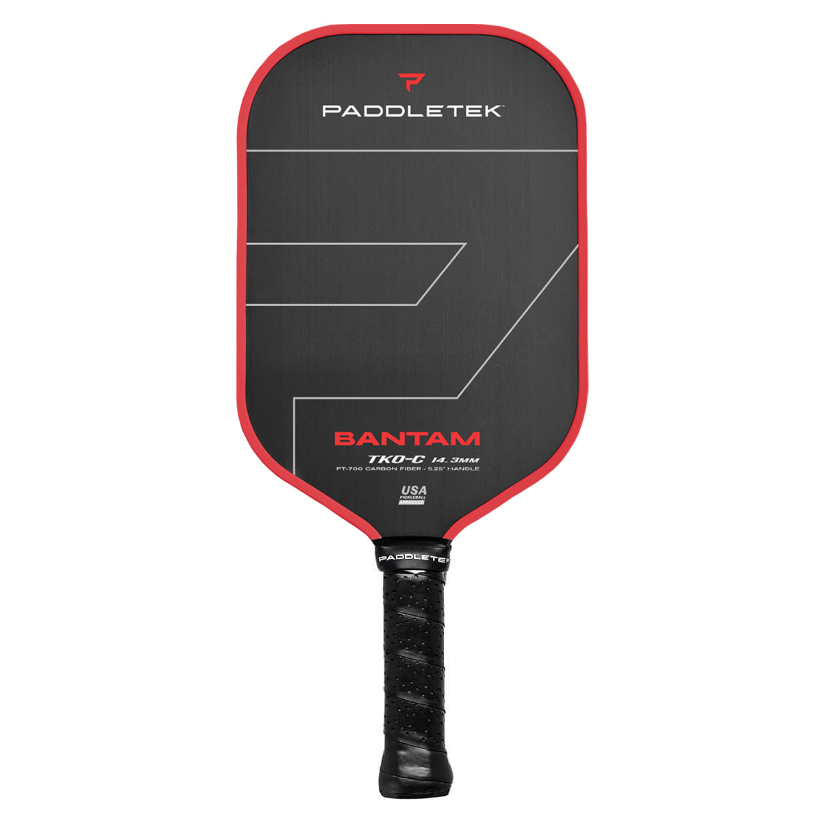 ピックルボールパドル Paddletek Bantam TKO-C ワイルド 赤 Paddletek Bantam TKO-C 14.3mm Pickleball Paddle - Pickleball Nation