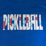 Pickleball Acrostic Graphic T-Shirt Logo