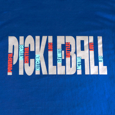 Pickleball Acrostic Graphic T-Shirt Logo