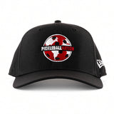 Pickleball Nation 9Seventy New Era Hat - Black with red and white logo