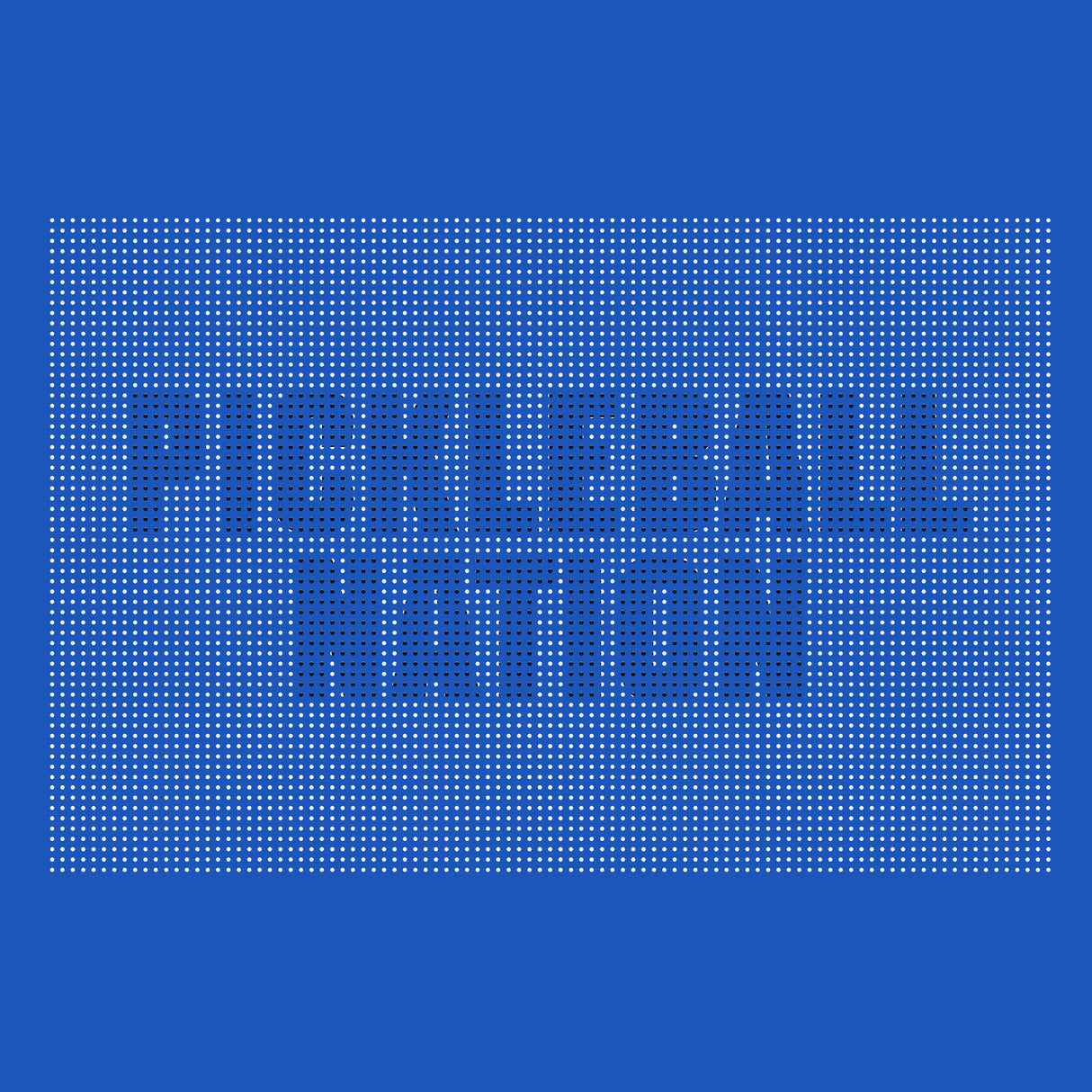Dot Art Pickleball Nation Graphic T-Shirt Logo