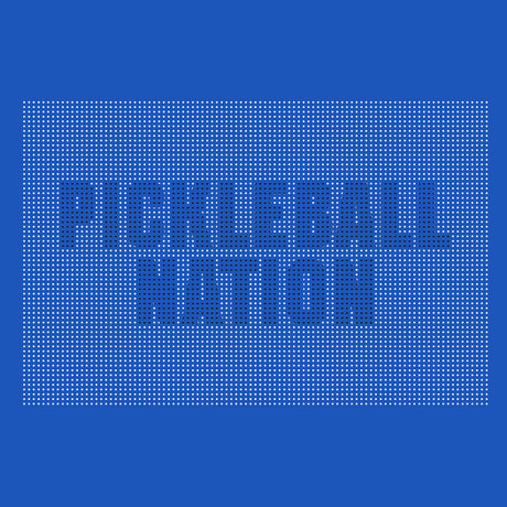 Dot Art Pickleball Nation Graphic T-Shirt Logo