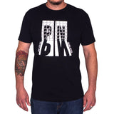 Pickleball Nation Net Silhouette Graphic T-Shirt Front