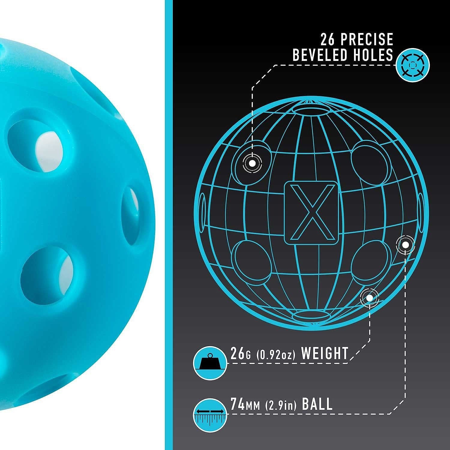 Franklin X-26 Performance Indoor Pickleballs - Pickleball Nation